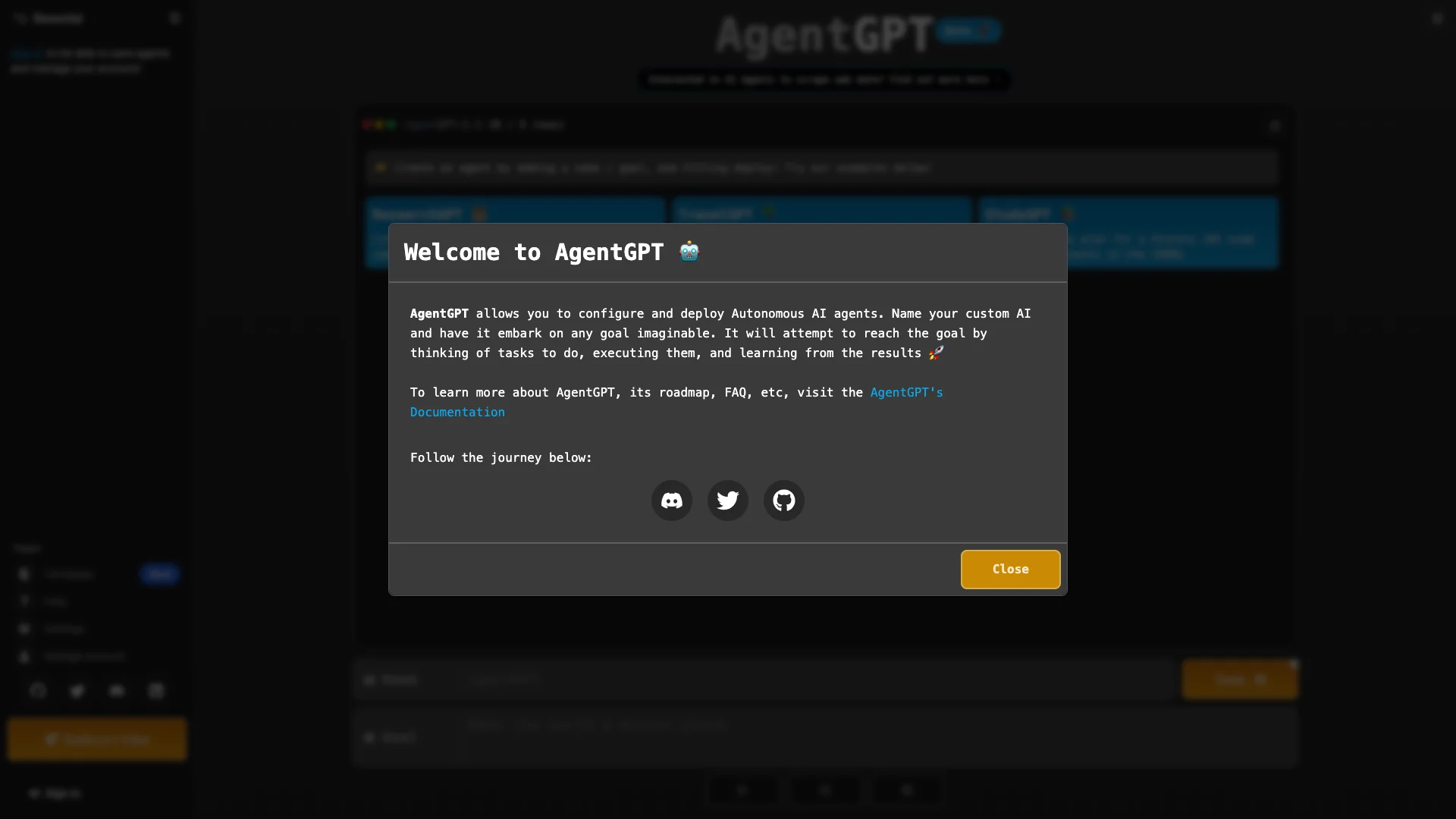 AgentGPT preview