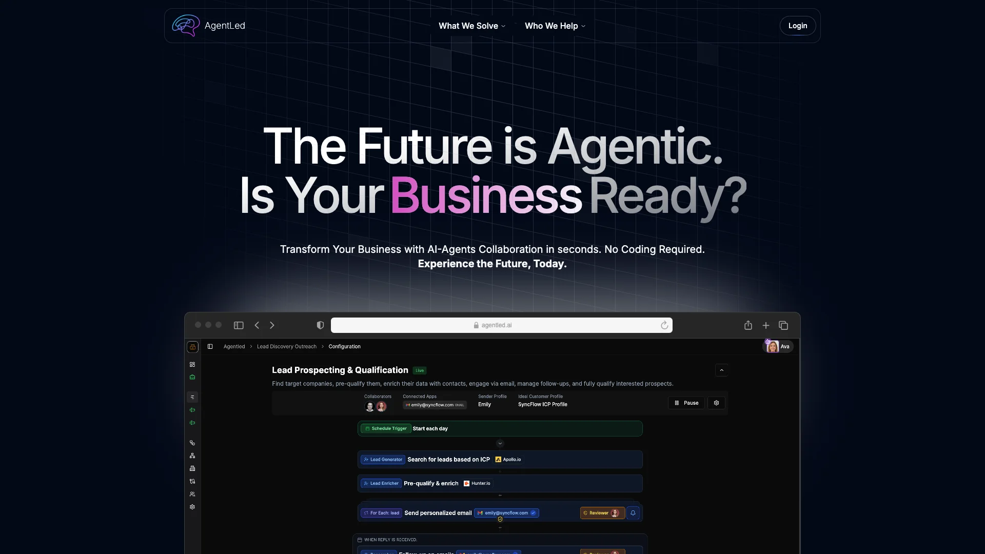 AgentsLed preview