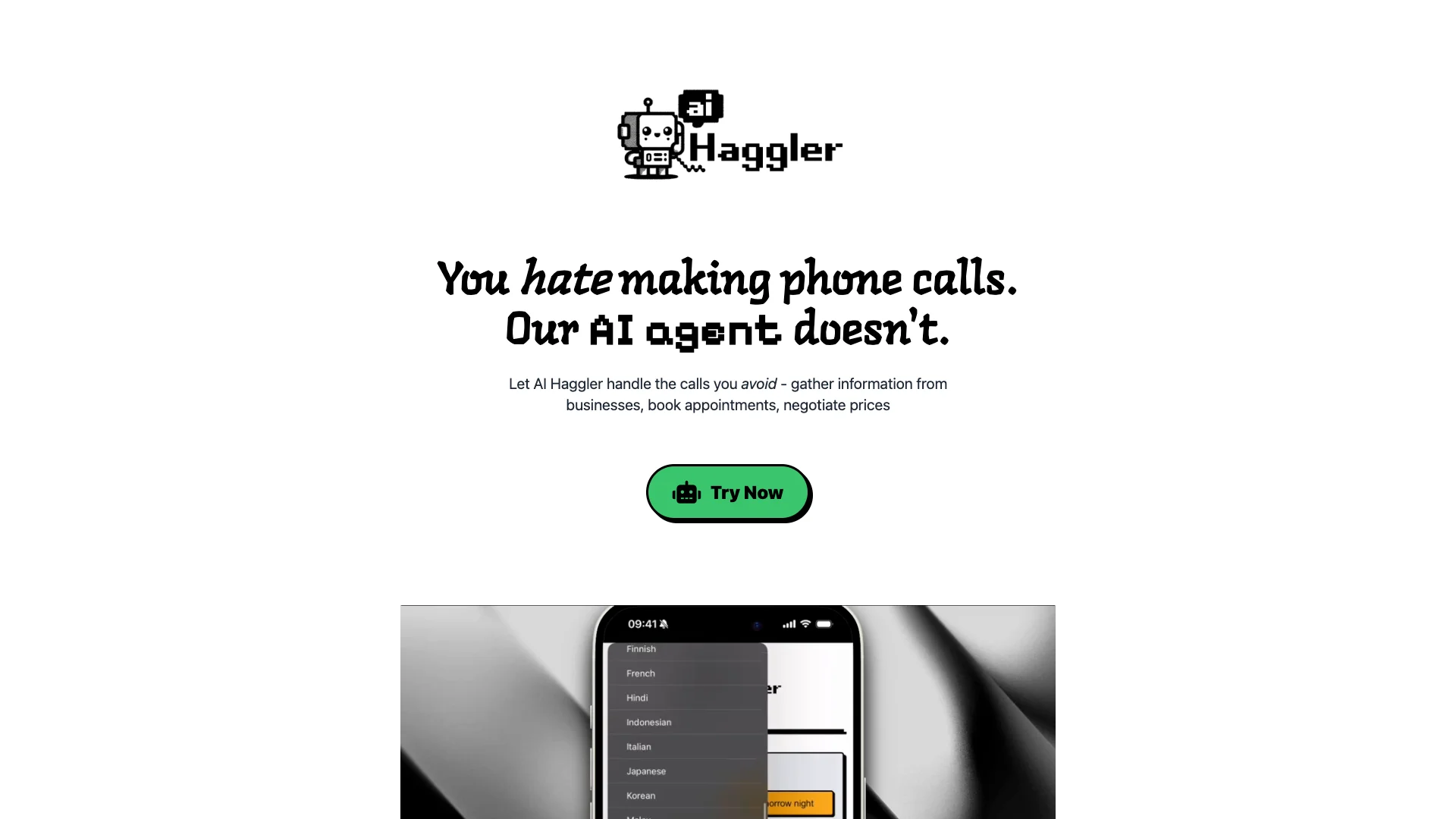 AI Haggler preview