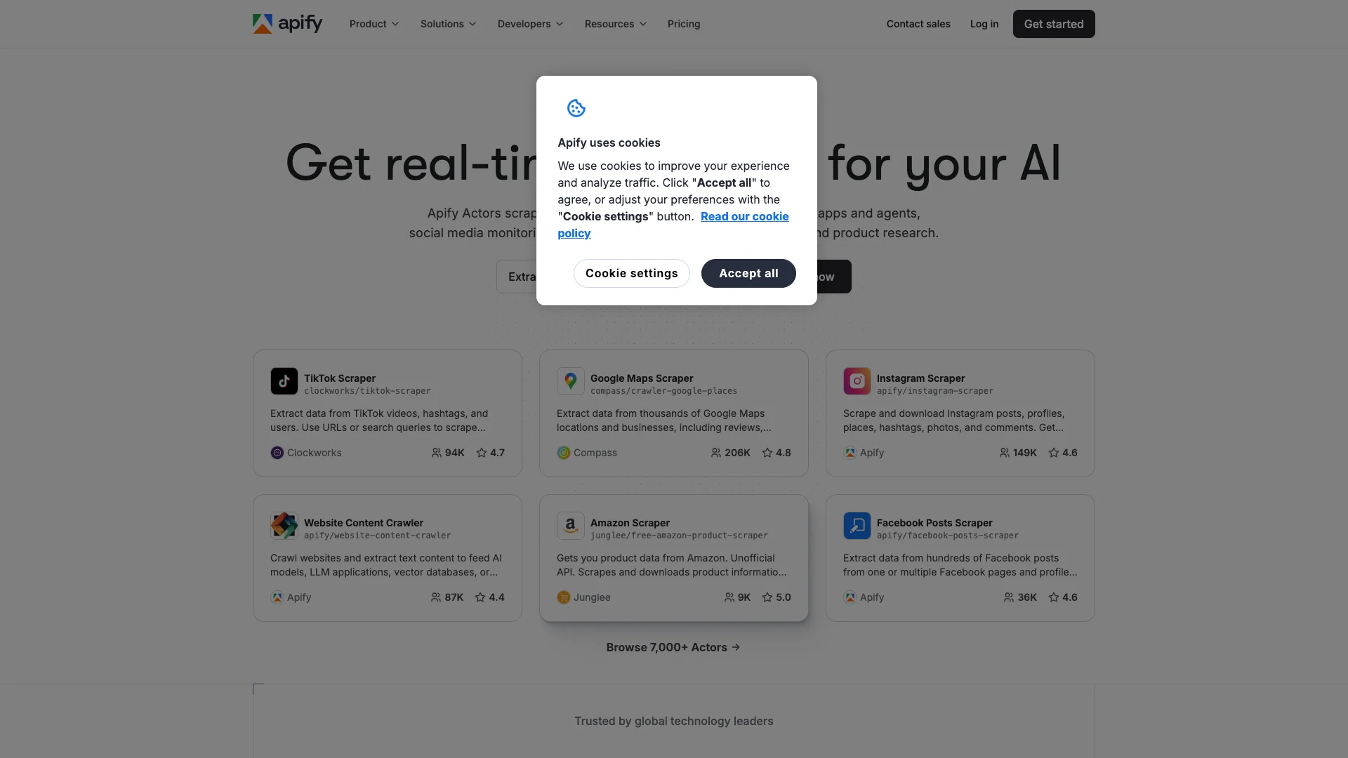 Apify preview