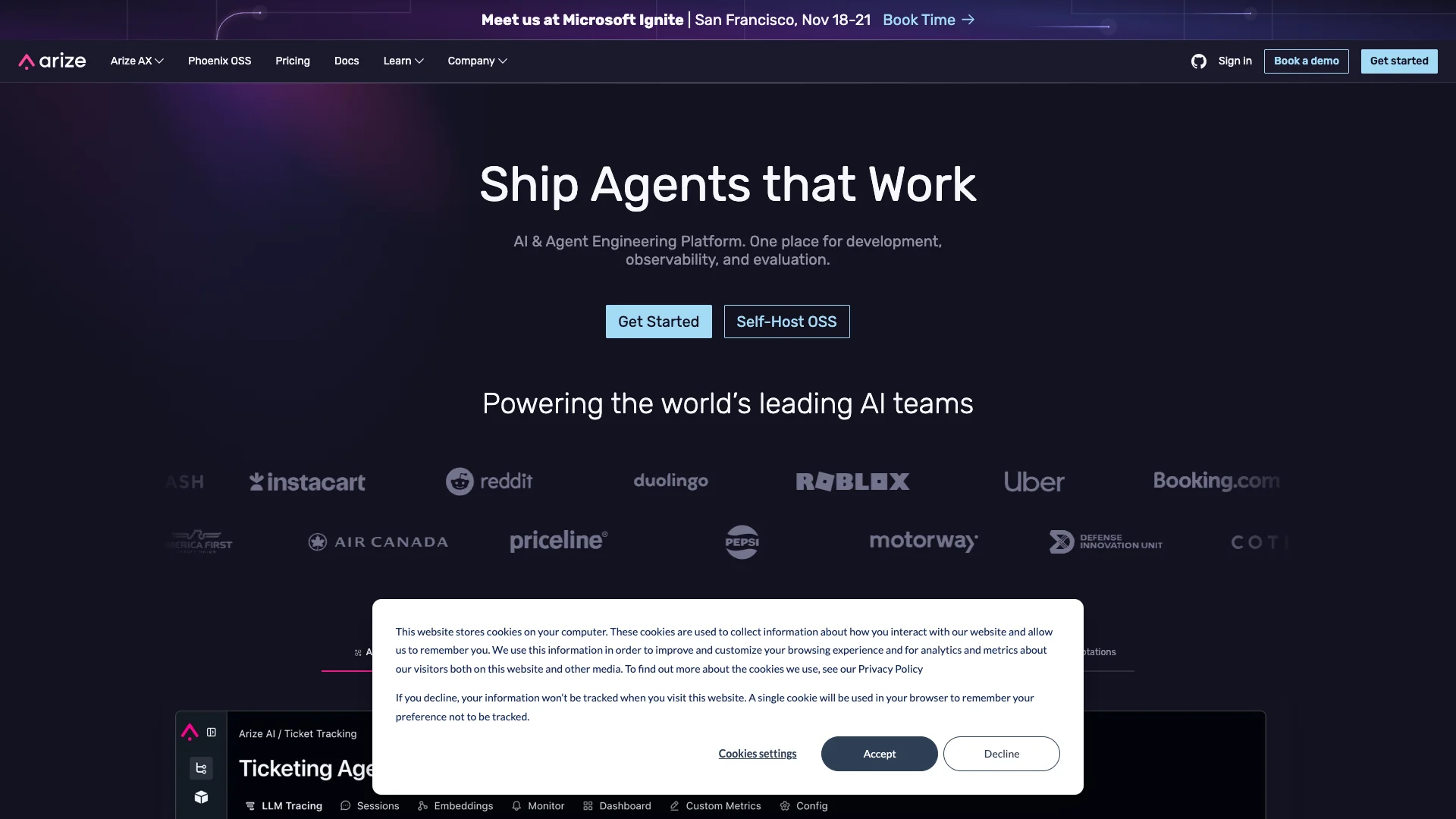 Arize AI preview