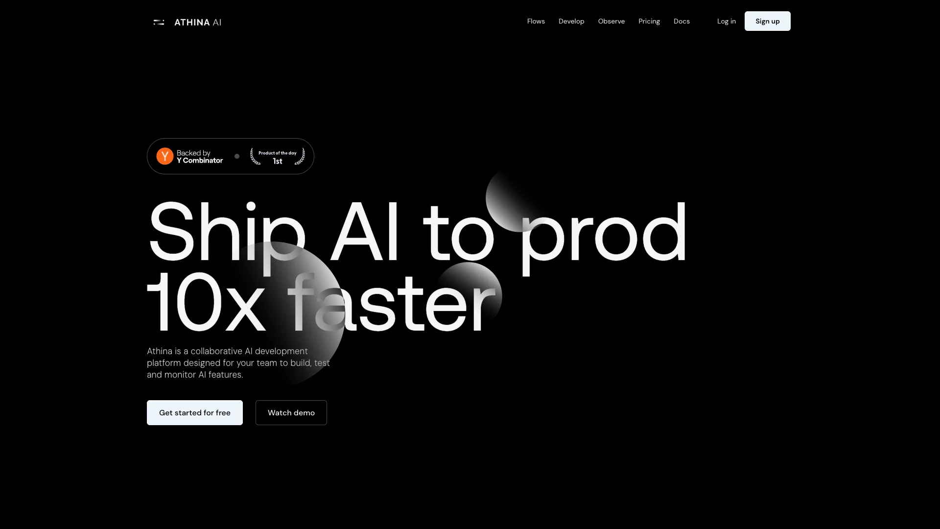Athina AI preview