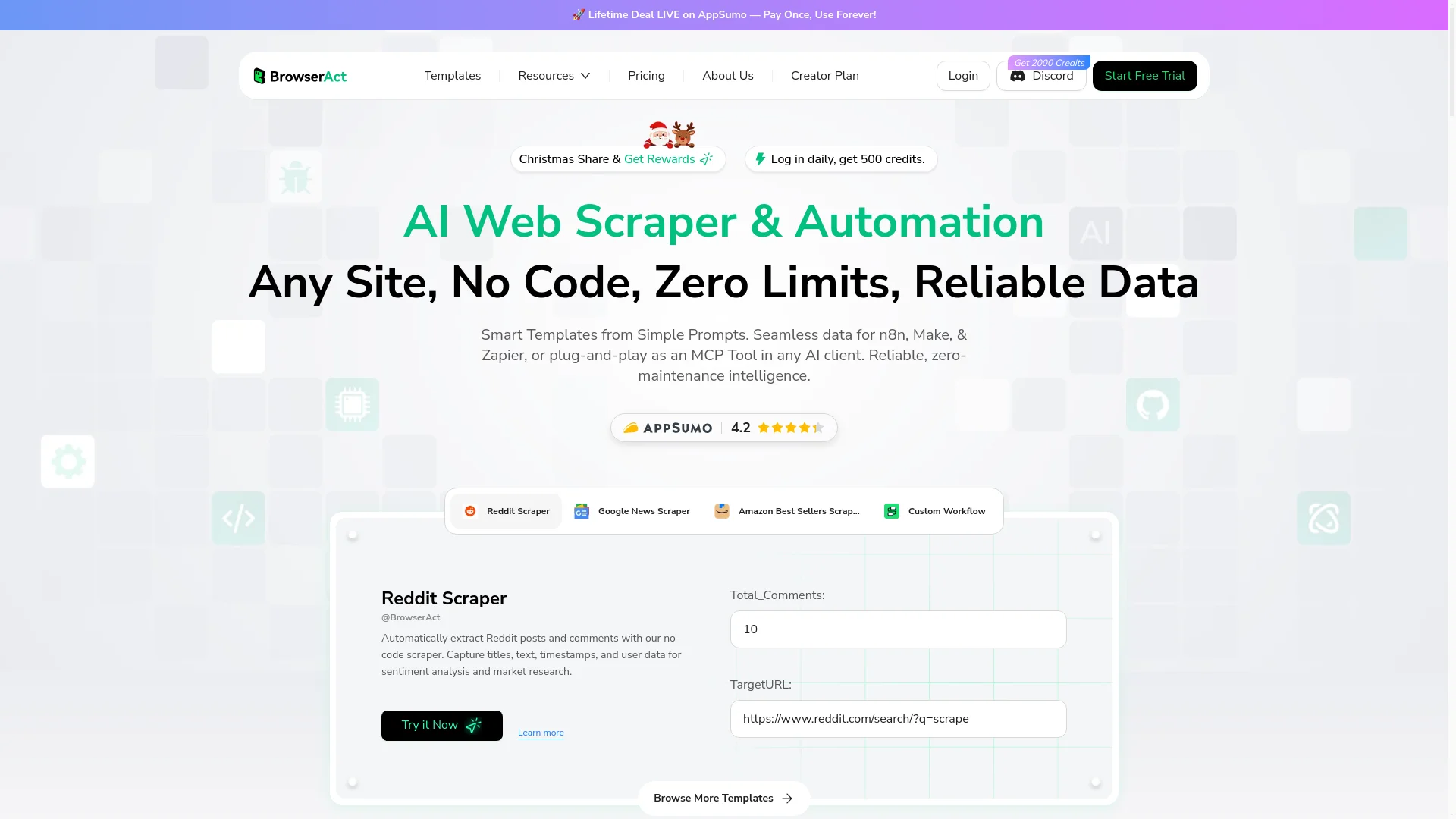 BrowserAct preview