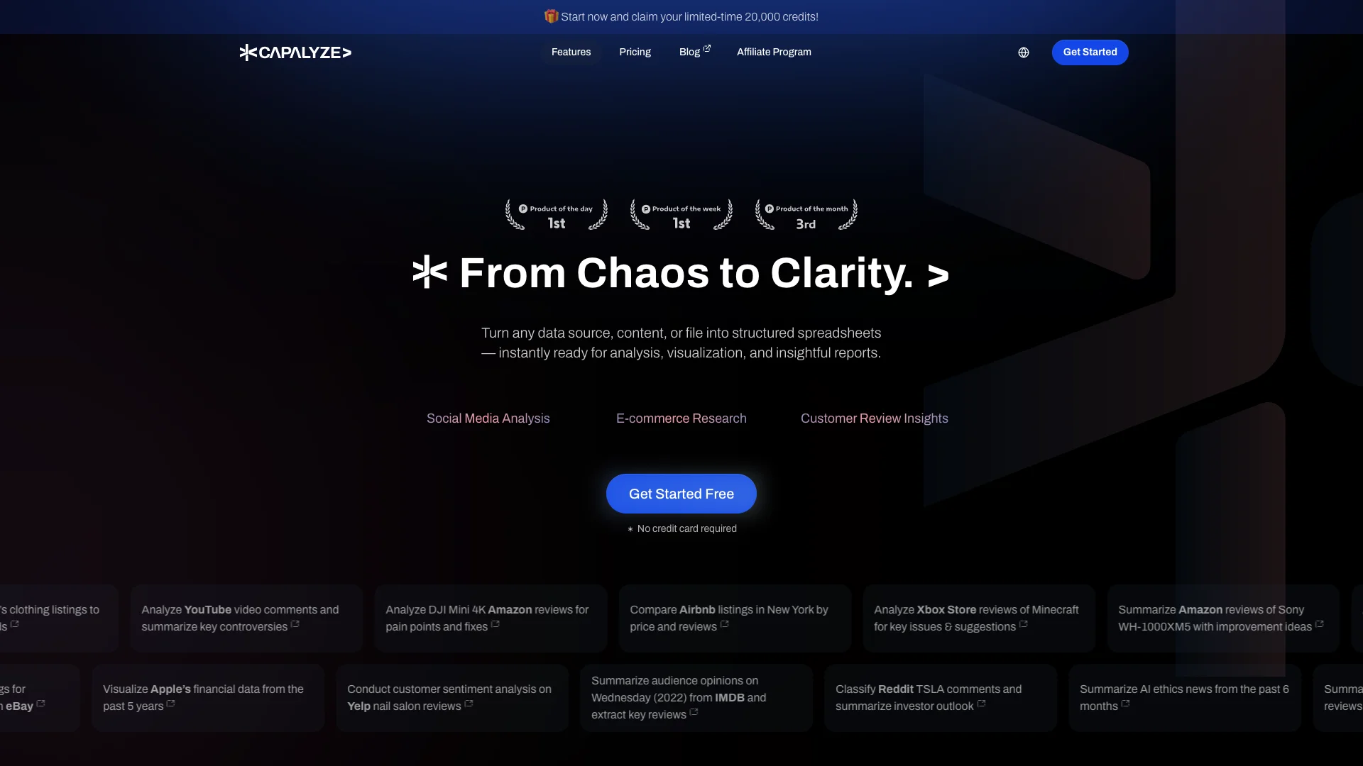 Capalyze preview