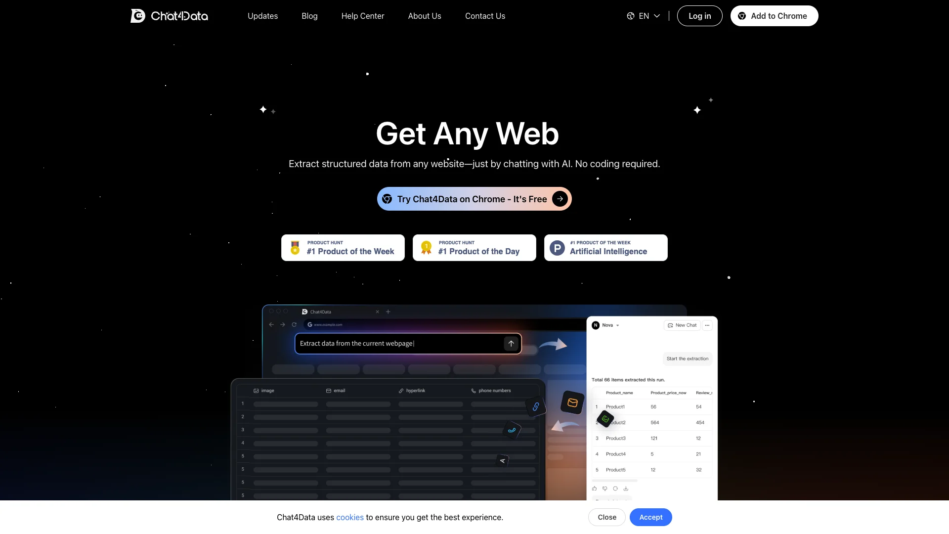 Chat4Data preview