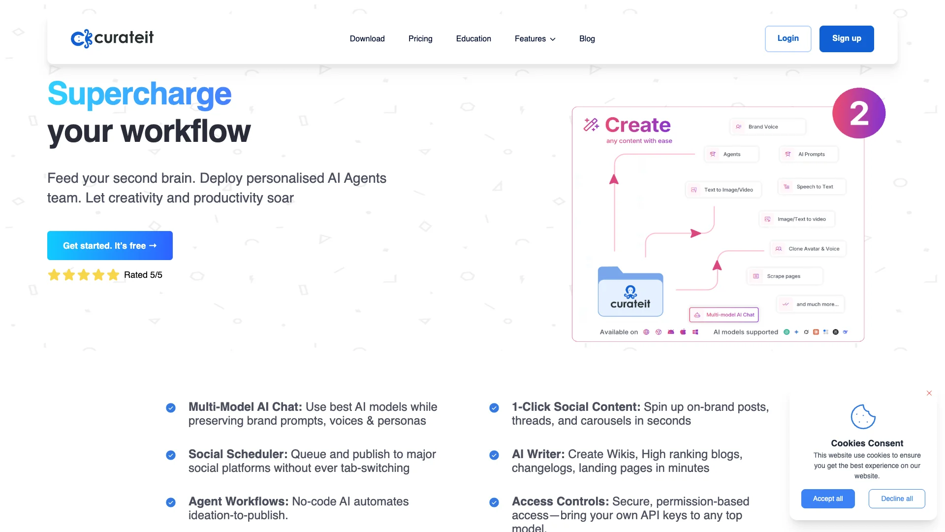 CurateIt preview