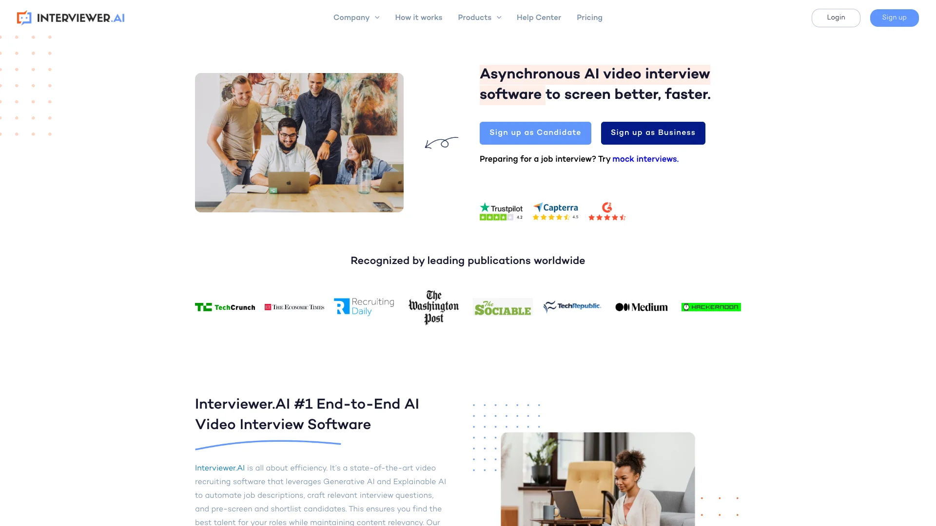 Interviewer.AI preview