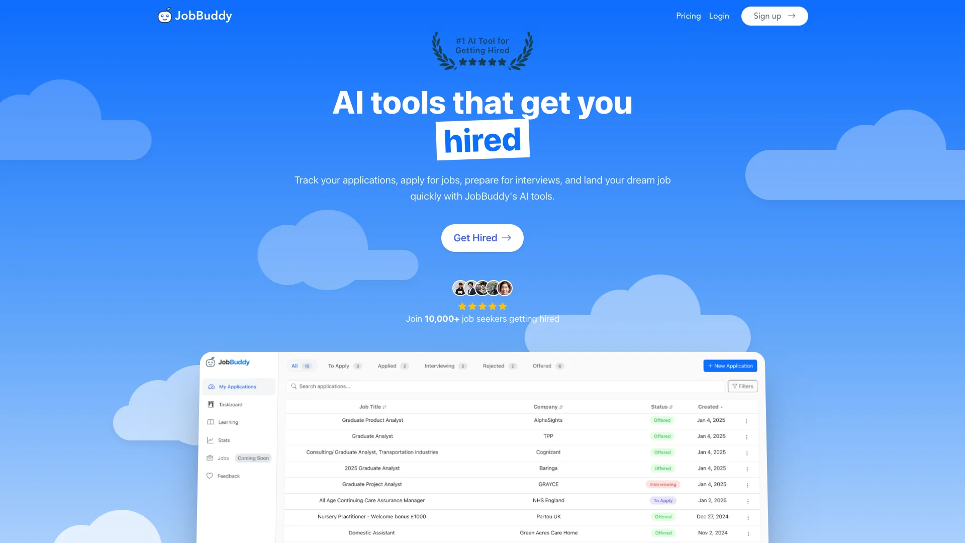 JobBuddy preview