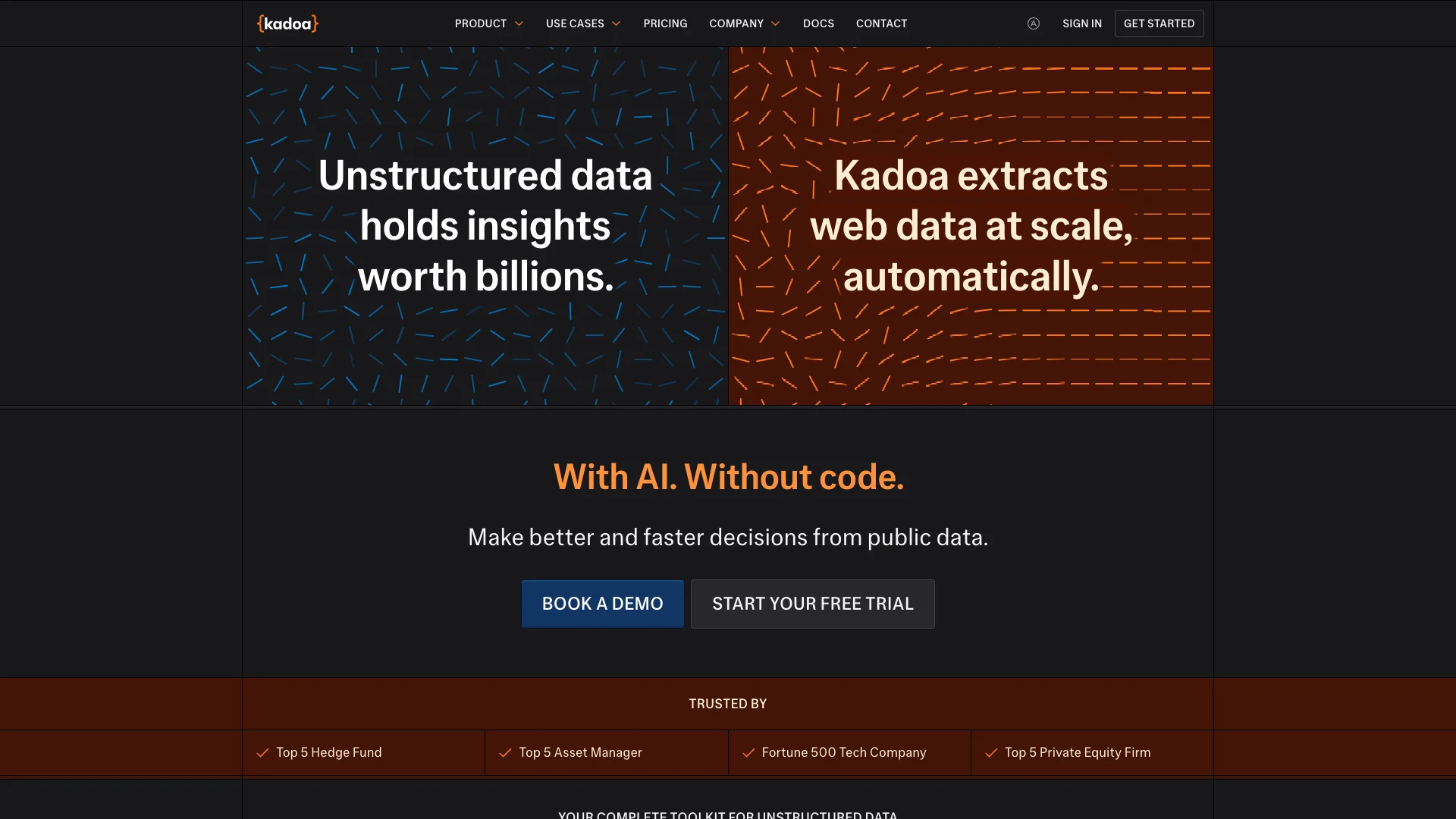 Kadoa preview
