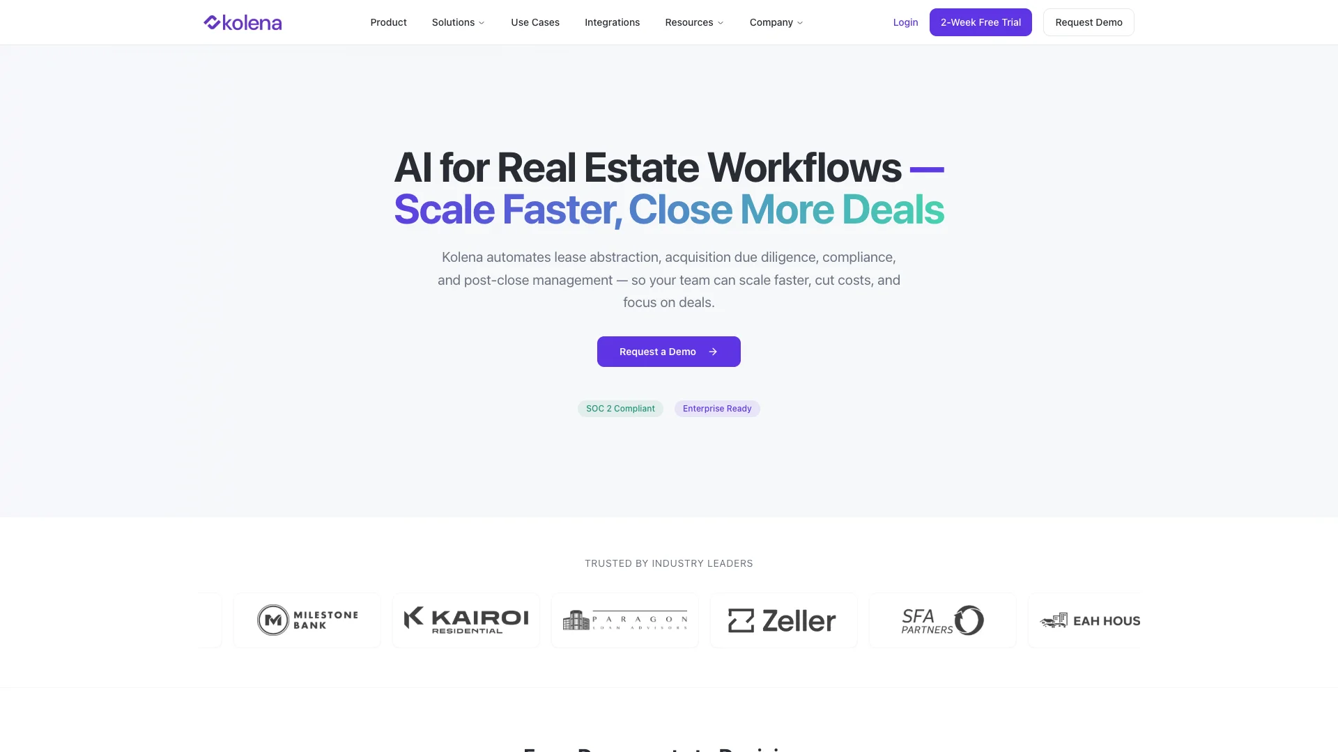 Kolena Real Estate AI preview