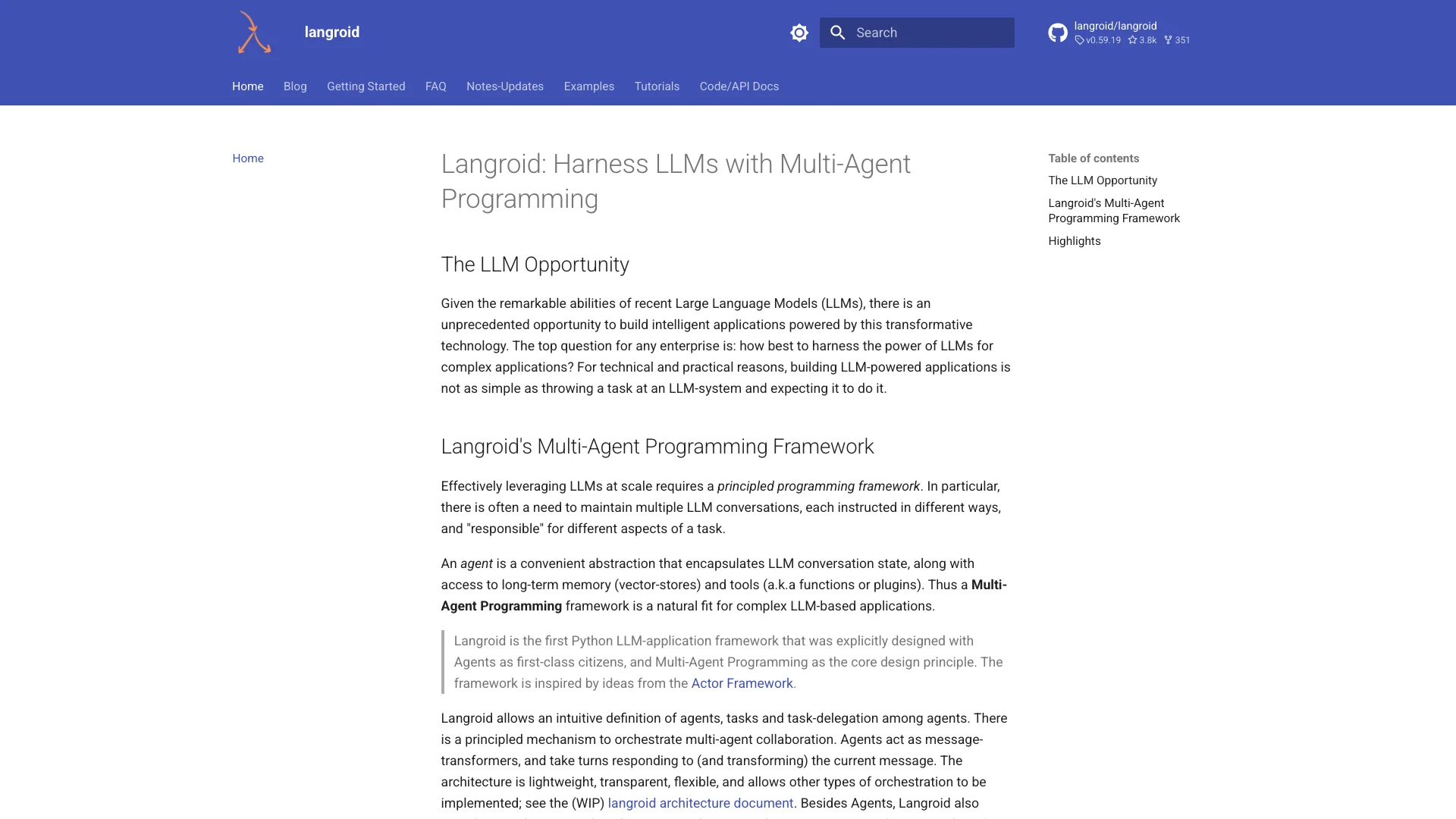 Langroid preview