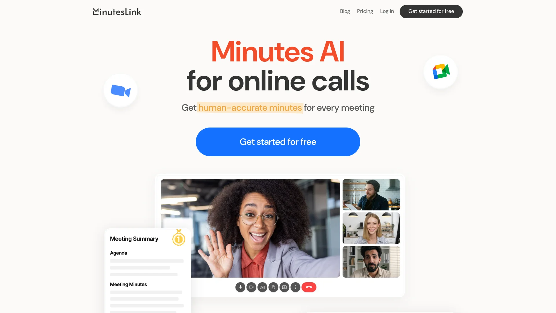 MinutesLink preview