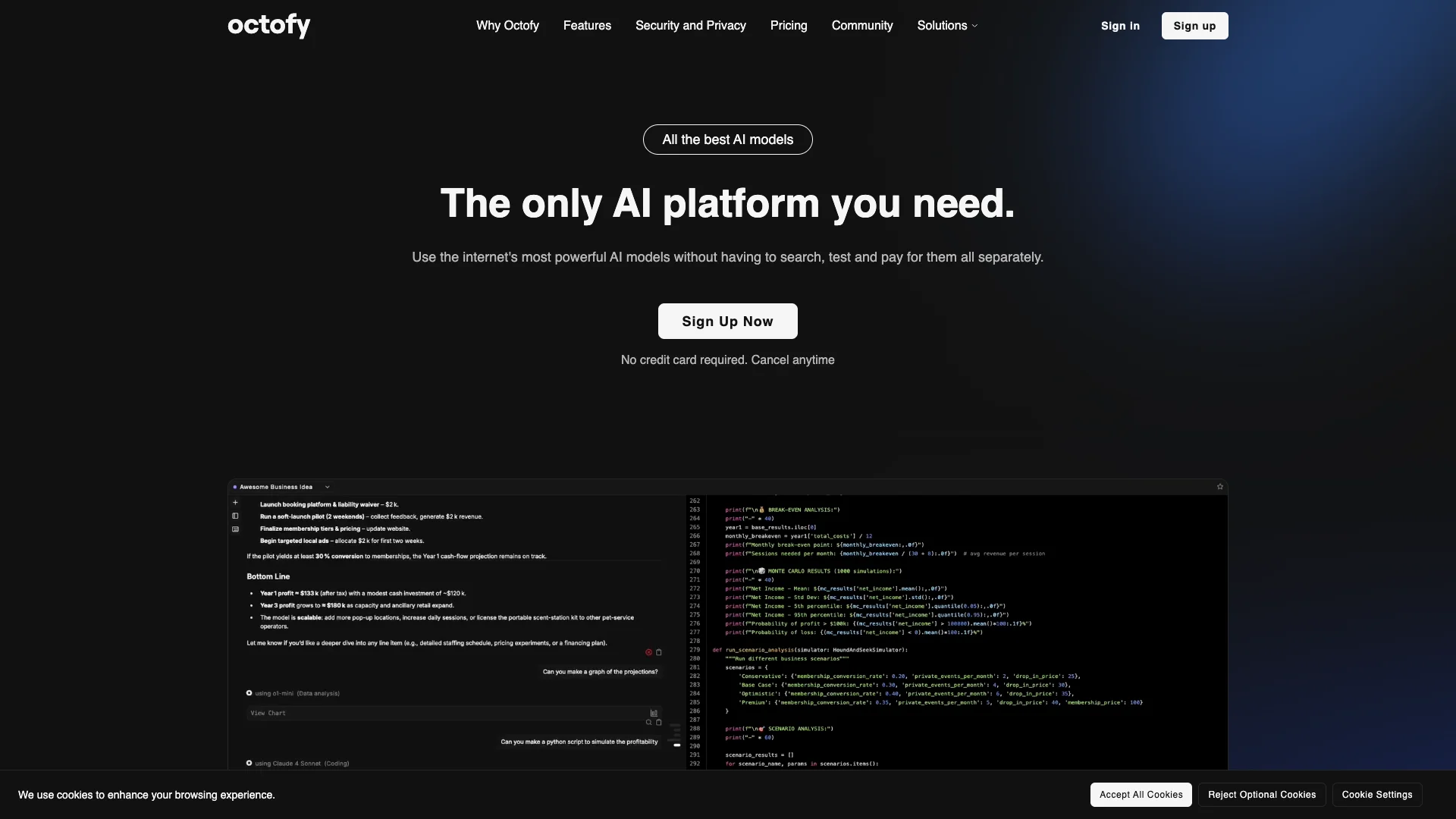Octofy preview