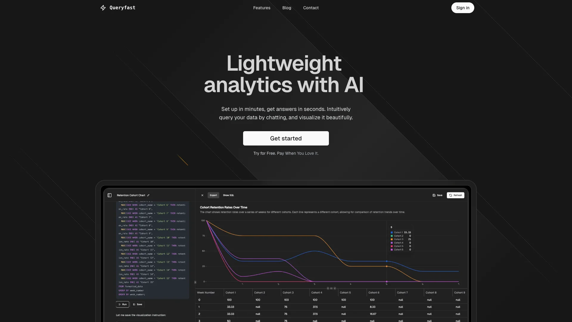 Query Fast preview