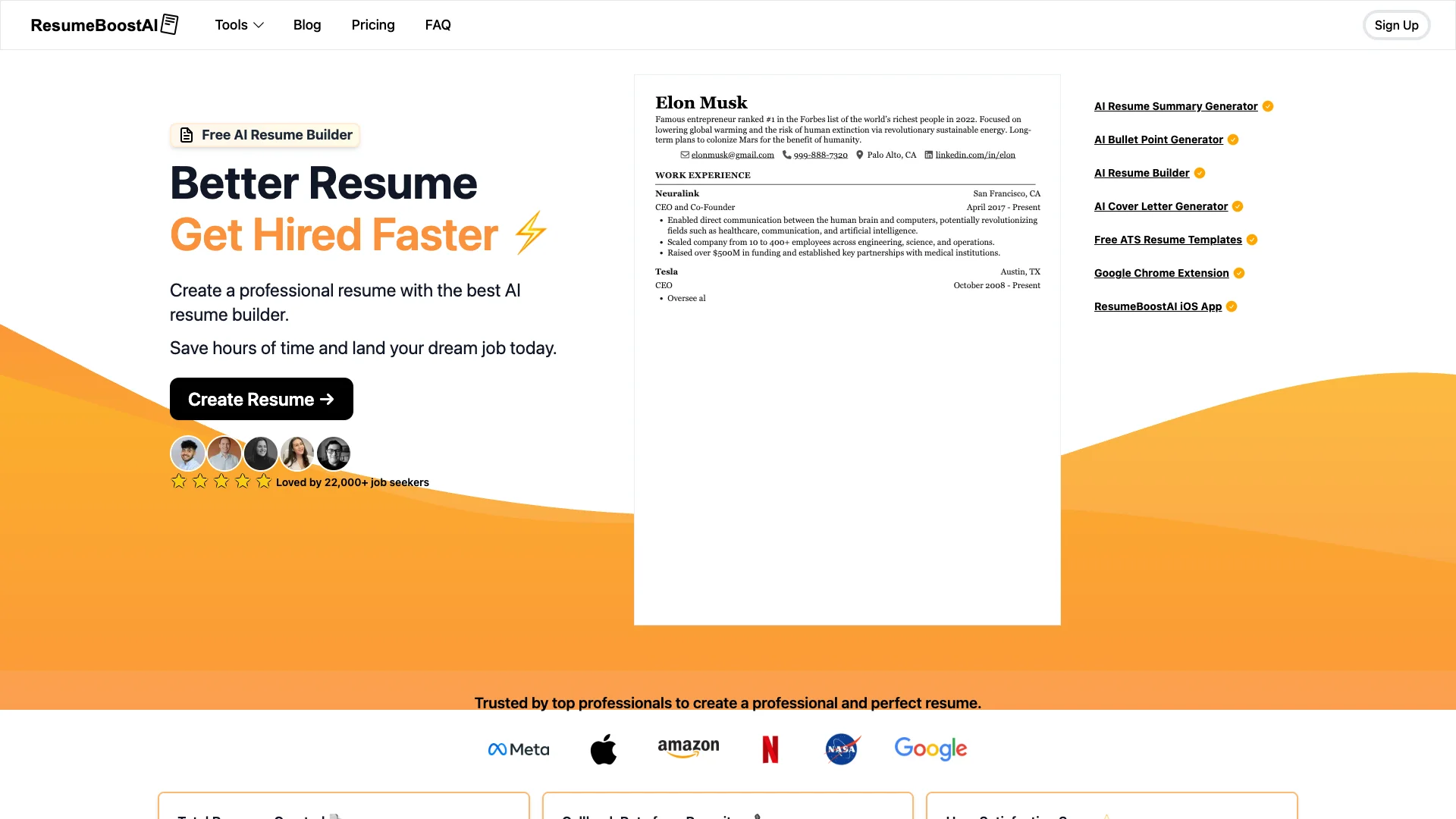 ResumeBoostAI preview