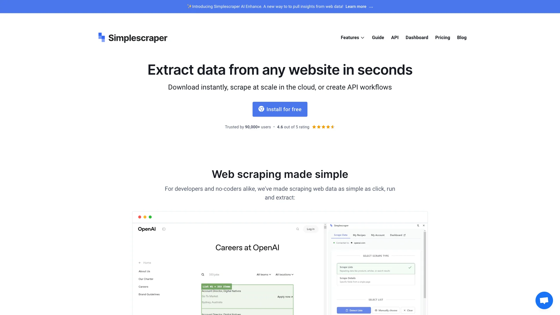 Simplescraper preview