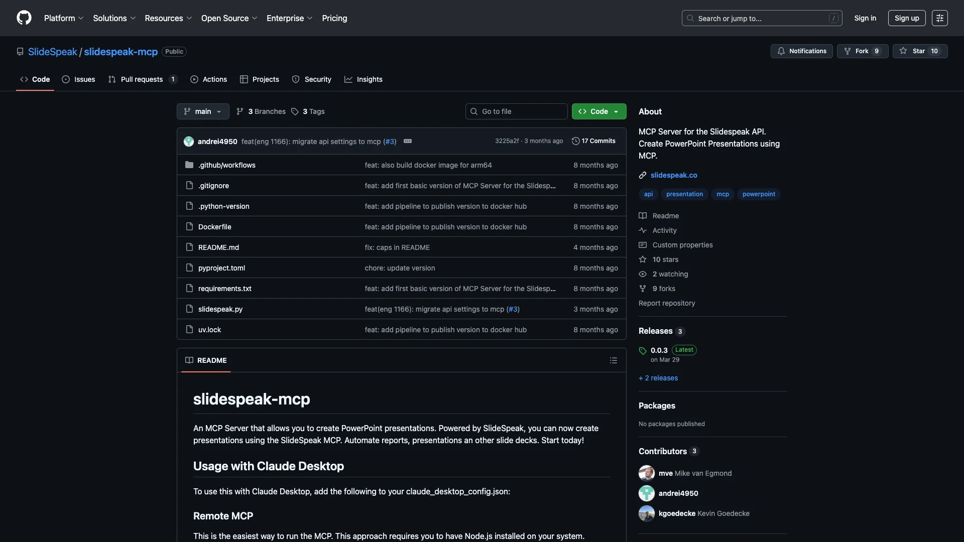 SlideSpeak preview