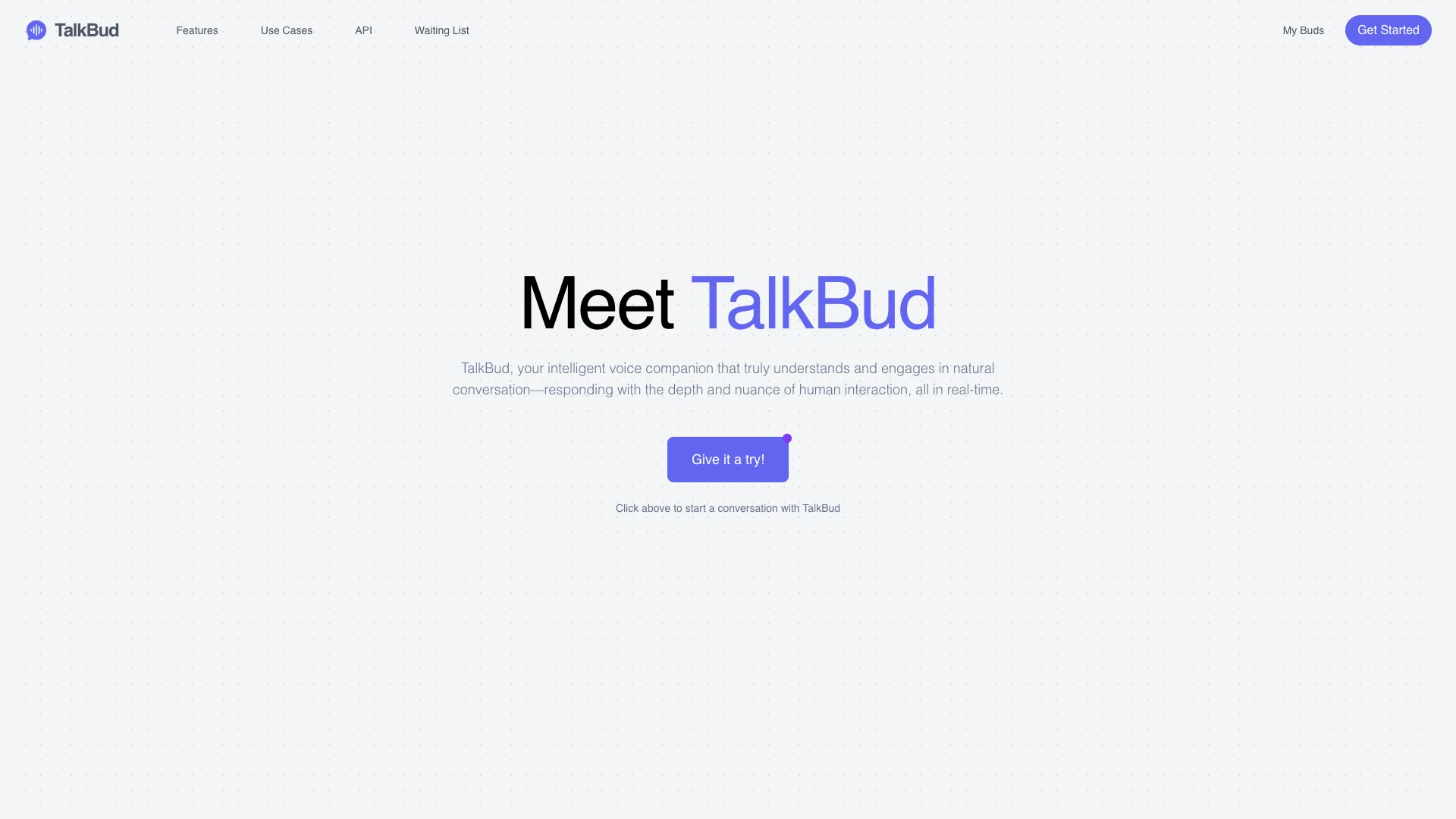 TalkBud preview