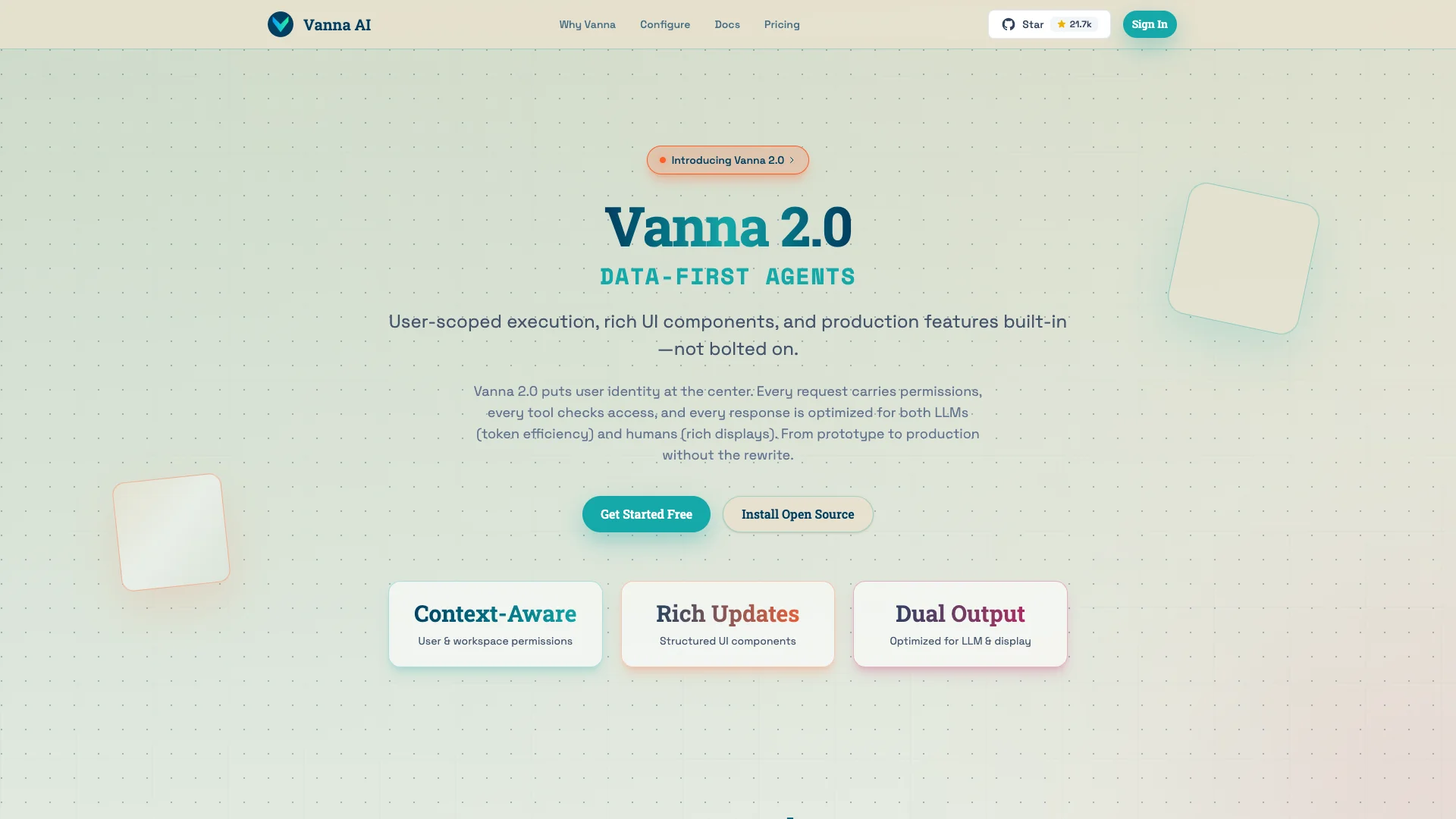 Vanna AI preview