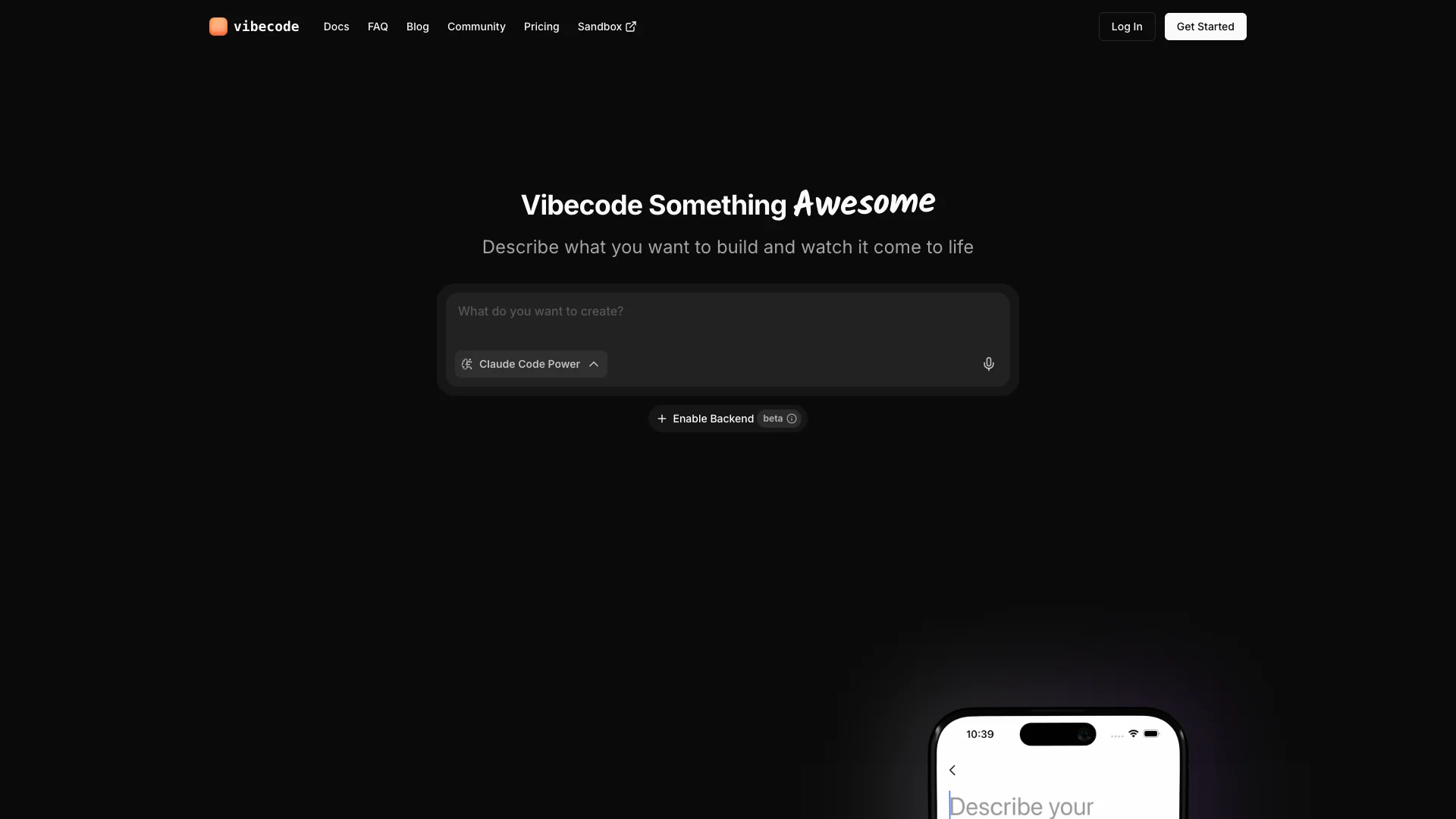 VibeCode preview